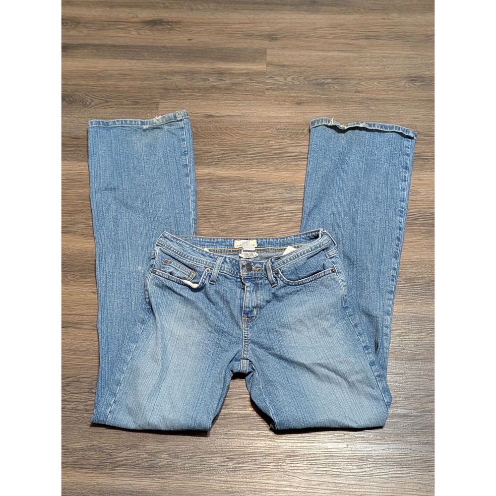 SO Wear It Declare It Venice Flare Jeans Medium Wash Low Rise Size 5 Tall Y2K